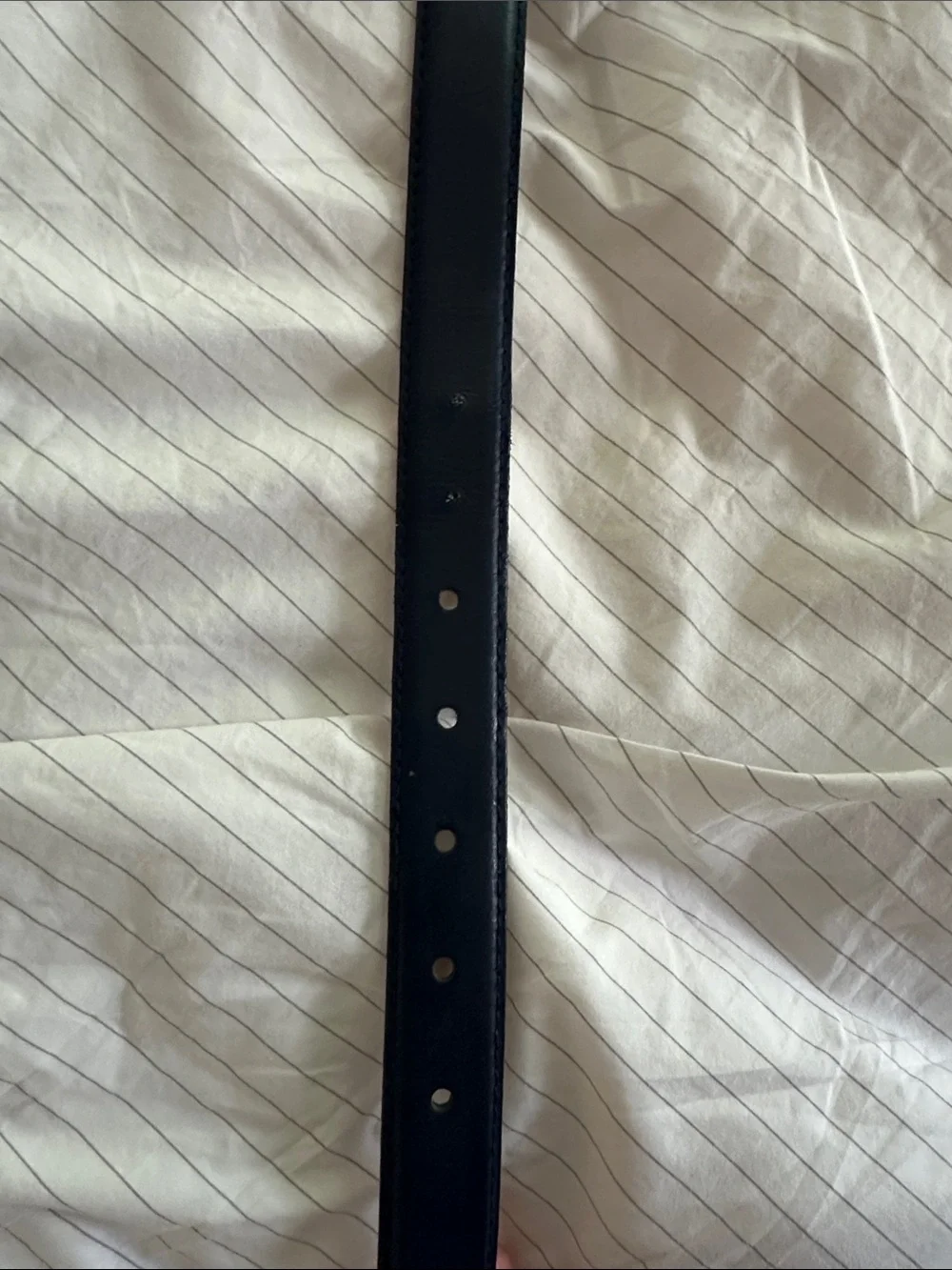 VTG Worthington Genuine Leather Belt with Gold Buckle - XXL
